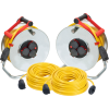 Lectra Technik Kft. Kültéri hosszabbító szett - 2db kábeldob 25m + 2db lengő hosszabbító 25m (Power)