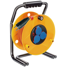 Lectra Technik Kft. Kültéri kábeldob 50 méteres kábellel, 3 dugalj (Brobusta) villanyszerelés