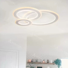  LED csillár KYLIE 77W, 3 kör, Hideg/Meleg/Semleges fény, Fehér világítás