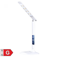 LED-es asztali lámpa órával világítás