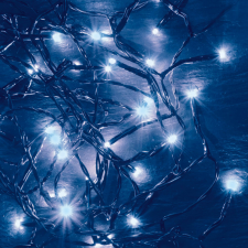  LED-es beltéri fényfüzér, kék, 100 LED karácsonyfa izzósor