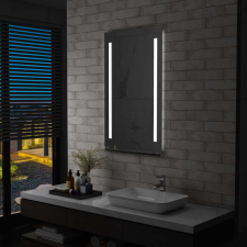 LED-es fürdőszobai falitükör polccal 60 x 100 cm fürdőszoba kiegészítő