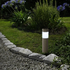  LED-es szolár lámpa - kőmintás kültéri világítás