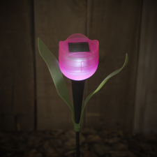  LED-es szolár tulipánlámpa 30 cm világítás