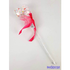  LED-es világító pálca 37 cm - Szív dekorációs kellék