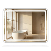  LED fali tükör polccal 80x60 cm L-8060