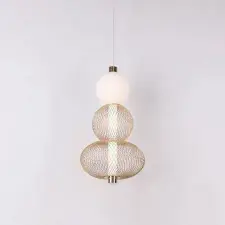  LED Függesztett Csillár LM550/3GD, 12W, Fény 3000/4000/6000K, Arany világítás