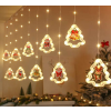  LED függöny karácsonyfa ablakhoz 3 m 125 LED