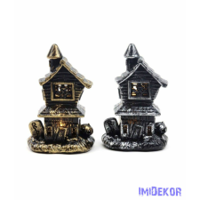 LED Halloween ház 10,5cm dekorációs kellék