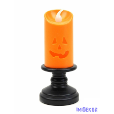 LED Halloween talpas gyertya 12cm dekorációs kellék