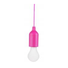  LED izzó felfüggeszthető, pink (HN6030) elemlámpa