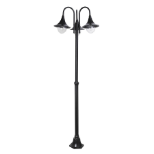  LED kültéri kerti lámpa KONSTANZ 3xE27 IP44 oszlop 206cm fekete RABALUX kültéri világítás