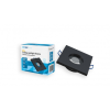 LED Labs Ceiling lighting point fitting BONA cast round Fixted black