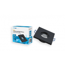 LED Labs Ceiling lighting point fitting BONA cast round Fixted black világítás