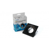 LED Labs Ceiling lighting point fitting TORN cast square adjustable matt black