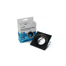LED Labs Ceiling lighting point fitting TORN cast square adjustable matt black világítás