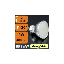 LED Labs LED lámpa GU10 (5W/120°) meleg fehér izzó