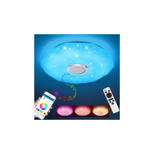 LED lámpa 24W RGB Bluetooth, okos gyémánt mintás lámpa zenével és távírányítóval világítás