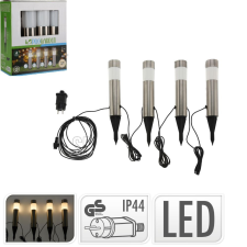  Led lámpa leszúrós M33cm 4db-os dekorációs kellék