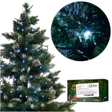  LED lámpák fénylánc 10m 100LED - hideg fehér karácsonyfa izzósor