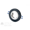 LED line ® downlight glass round black 90x26x10mm frosted GLIKKA