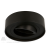LED line ® downlight surface-mounted round black ROLLO MIDI