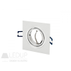 LED line LEDOM Downlight alu. square white brushed adjustable