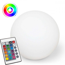LED napelemes kerti lámpa szegecses RGB gömb a kertbe GROUND 17cm + távirányító kültéri világítás