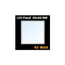LED panel (600 x 600 mm) 45 Watt - természetes fehér villanyszerelés
