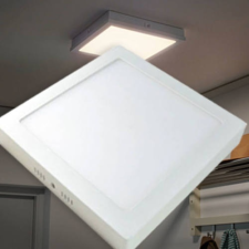  LED panel négyzetes mennyezeti lámpa 24W - Melegfehér világítás