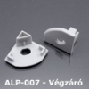 LED Profiles ALP-007 Véglezáró alumínium LED profilhoz, szürke