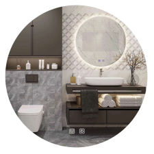  LED Tükör 80cm HZJ080, érintőkapcsolóval fürdőszoba bútor