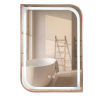  LED Tükör ZONE 70x50 BRUSH  ROSE GOLD