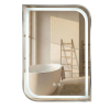  LED Tükör ZONE 80x60 BRUSH NICKEL