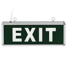  LED vészvilágító lámpatest, EXIT (XL88) 3W fehér, egy oldalú világítás
