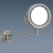 LED világítós kozmetikai tükör, 20cm, 40W (RS24K-3A) smink kiegészítő