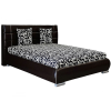  Ledex franciaágy led világítással és párnával Fekete, 140x200 cm, 10 cm-es szivacsos