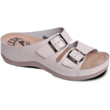 Ledi 404/17 női csatos papucs bézs színben munkavédelmi cipő