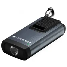 Ledlenser K6R safety tölthető kulcstartós lámpa/riasztóval Li-ion 400lm szürke világítás
