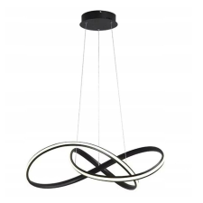 Ledlux LX-917 függesztett mennyezeti lámpa, 44W, fekete világítás