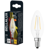 Ledvance Gmbh Bellalux E14 LED gyertya, 2,5W, 250 lm, 2700 K, melegfehér, áttetsző üveg-25 W izzó helyett - Classic B filament