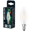 Ledvance Gmbh Bellalux E14 LED gyertya, 2,5W, 250 lm, 4000 K, hidegfehér, áttetsző üveg-25 W izzó helyett - Classic B filament