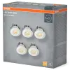 Ledvance Gmbh Ledvance LED Mini Spot Set 6W 830 120° White – 5 darab süllyeszthető mini spot lámpa, 480lm, melegfehér fény, 3000K, IP44, dimmelehető