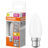 Ledvance Gmbh Osram B22d LED 3,4W, 470 lm, 2700 K, melegfehér, dimmelhető, opál üveg-40 W izzó helyett - Superstar+ Classic B