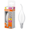 Ledvance Gmbh Osram E14 LED gyertya, 3,4W, 470 lm, 2700 K, melegfehér, dimmelhető, opál üveg-40 W izzó helyett - Superstar Classic BA