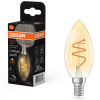 Ledvance Gmbh Osram E14 LED gyertya, 3,5W, 300 lm, 2200 K, candlelight, dimmelhető, arany színű színű üveg-25 W izzó helyett - Vintage 1906 Classic B35