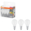Ledvance Gmbh Osram E14 LED kisgömb, 5,9W, 806 lm, 2700 K, melegfehér, opál üveg-60 W izzó helyett, 3 darabos - Base Classic P