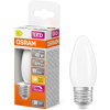 Ledvance Gmbh Osram E27 LED gyertya, 3,4W, 470 lm, 2700 K, melegfehér, dimmelhető, opál üveg-40 W izzó helyett - Superstar Classic B