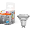 Ledvance Gmbh Osram GU10 LED 2,4W, 230 lm, 6500 K, daylight, áttetsző üveg-35 W izzó helyett - Star Spot PAR16
