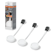 Ledvance Gmbh Pultvilágító LED lámpa, 6,5 cm,3 darabos, fehér - Osram Undercabinet Spot Puck, 3000 K, 250 lm, 3 W, 220-240 V